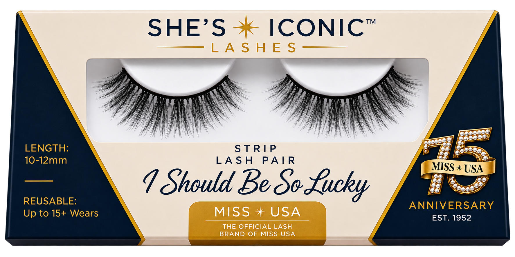 Strip Lash Pair: I Should Be So Lucky (16-18mm)
