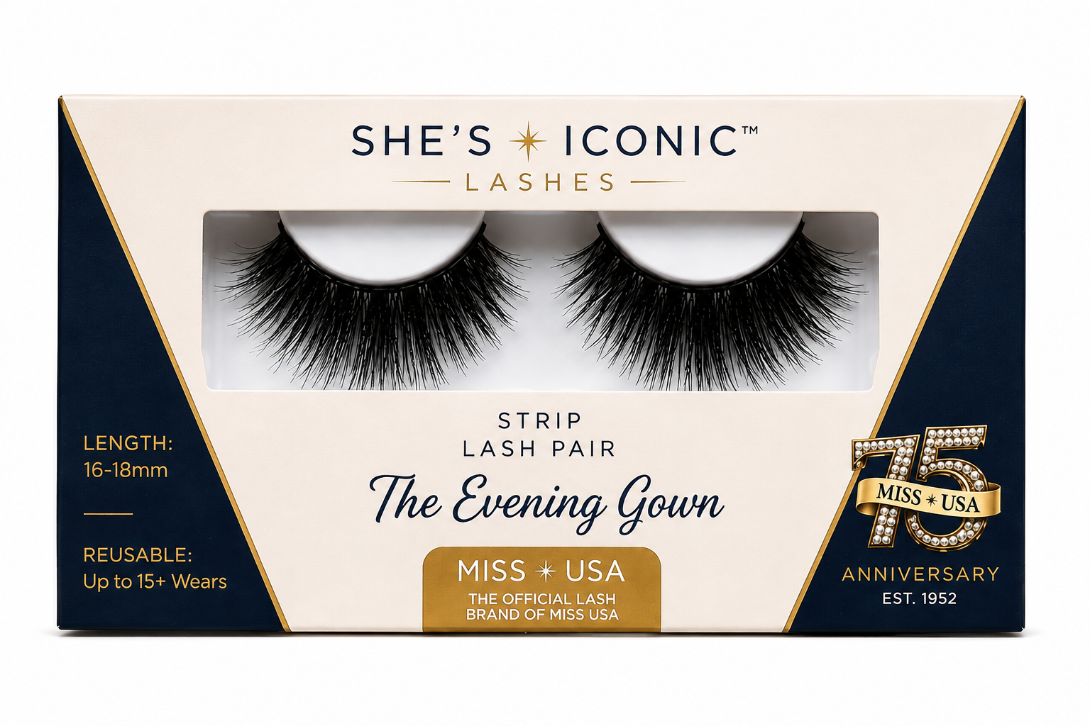Strip Lash Pair: The Evening Gown (16-18mm)