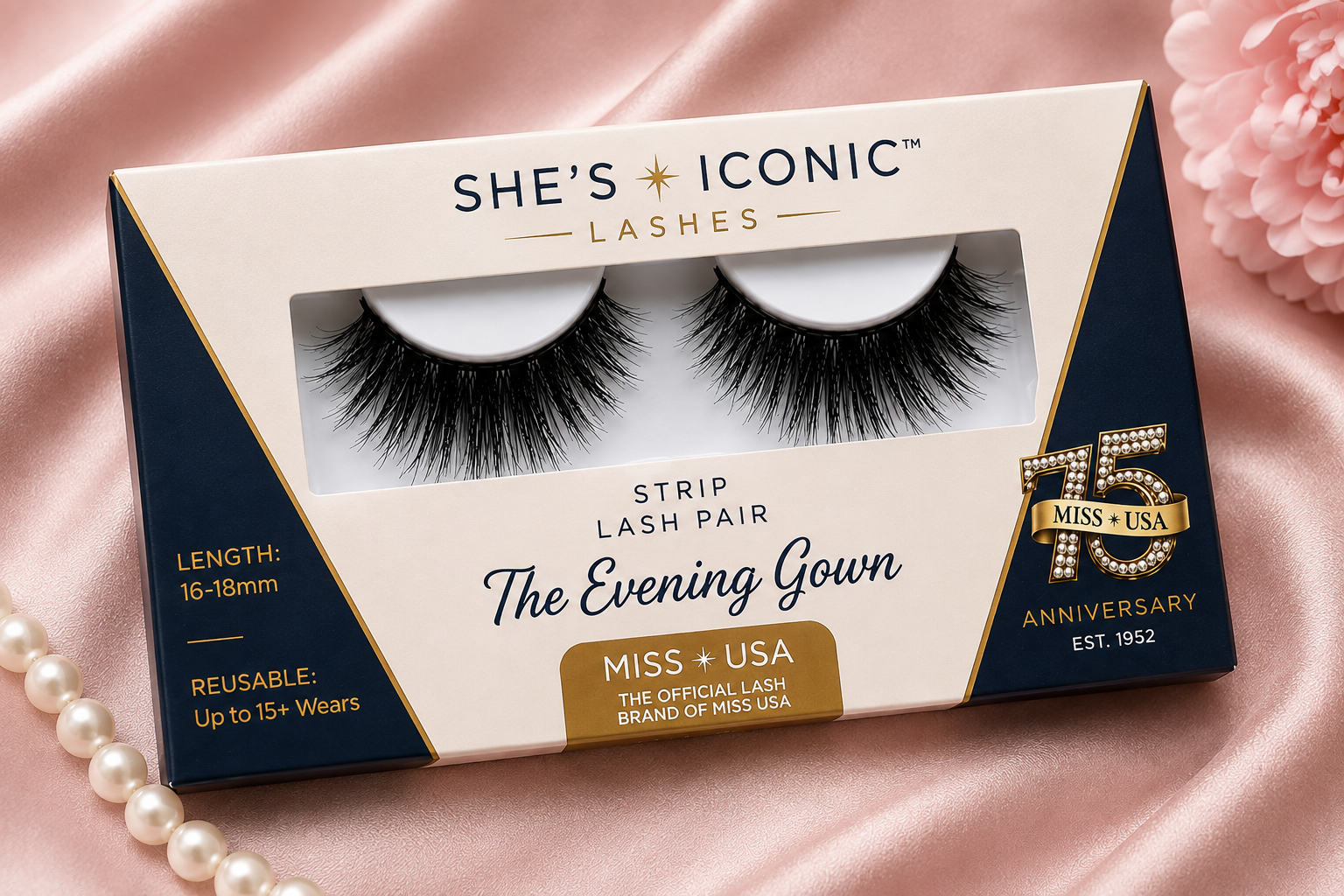 Strip Lash Pair: The Evening Gown (16-18mm)